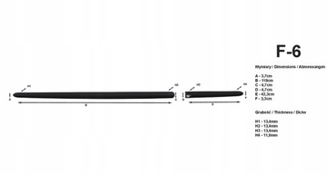 LIŠTA BOČNÍ DVEŘE KRYTY KAROSÉRIE DO SUZUKI ACROSS 2020-