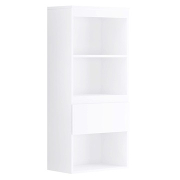 REGAŁ PÓŁKA SZUFLADA BIBLIOTECZKA 120cm BIAŁY MAT