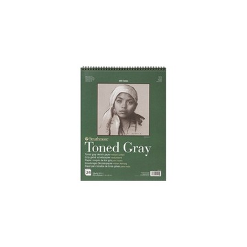 BLOK STRATHMORE 400 28x36 118g 24A TONED GRAY