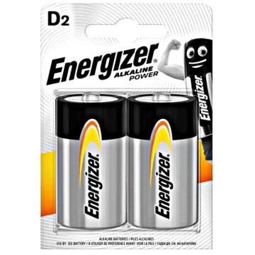 Baterie alkaliczne ENERGIZER Alkaline Power LR20 R20 D 1,5V x2 długa data