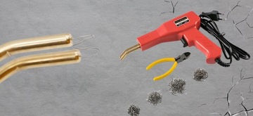 АППАРАТ ДЛЯ СВАРКИ СТЭПЛЕРА АППАРАТ ДЛЯ СВАРКИ ПЛАСТИКА ПАЯЛЬНИК + НАБОР 1200 СКРЕПЕРОВ