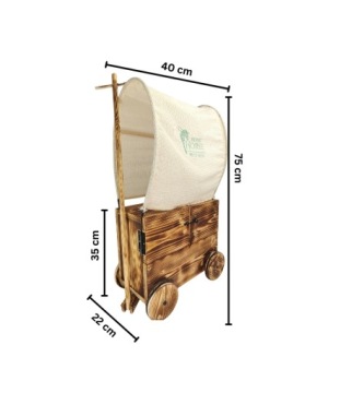 Мобильная конюшня для хобби-лошадей Art of Mind — крытая повозка, повозка с двумя лошадьми