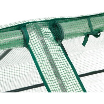 МАЛЕНЬКАЯ СЕЯЛКА ДЛЯ ТЕПЛИЦЫ САДОВЫЙ ТУННЕЛЬ ИЗ ФОЛЬГИ 120x60x60см ЗЕЛЕНАЯ