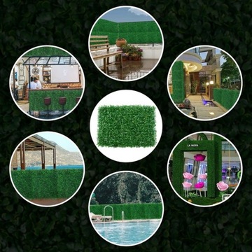 Искусственные зеленые растения на стенах плюща на стенах панели балконы занавес