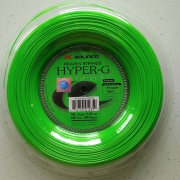 Naciąg tenisowy Solinco Hyper-G 1,25 mm / 12 m ze szpuli