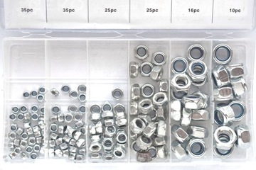 НАБОР САМОСТОРЯЩИХСЯ ГАЙОК, 146 ШТ.