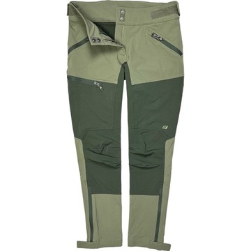 SKOGSTAD NYBORG Spodnie Trekkingowe Damskie Elastyczne Logowane Khaki r. 36