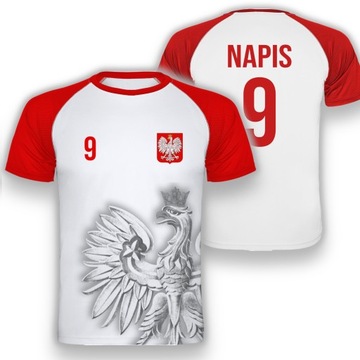 Koszulka kibica techniczna personalizowana Reprezentacja Polski siatkówka