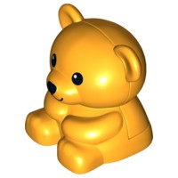 LEGO Duplo 11382c01pb01 Miś Teddy Bear j. pomarańc