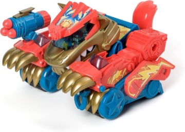 SUPERTHINGS Робот WildTiger TigerBot плюс две красные фигурки Трансформеров