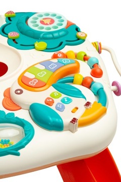 РАЗВИВАЮЩИЙ СТОЛ ИНТЕРАКТИВНЫЙ СТОЛИК TOYZ С ИГРУШКАМИ ПОГРЕМКИ МУЗЫКА