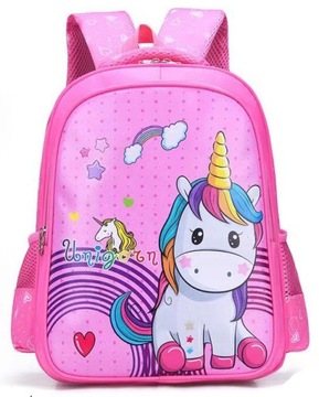 Plecak szkolny do szkoły dla dziewczynki UNICORN dziecięcy JEDNOROŻEC A4