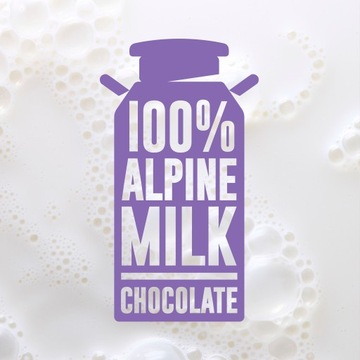 Milka czekolada mleczna z alpejskiego mleka Bubbly Milk & White 95