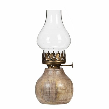ŚWIECZNIK tealight LAMPA NAFTOWA imitacja wys. 22cm