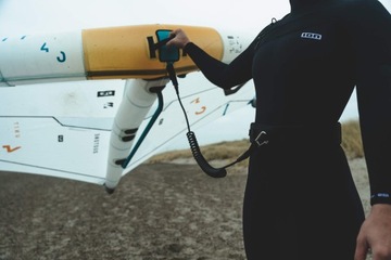 Leash do winga ION Core Waist Carabiner Coiled 8'