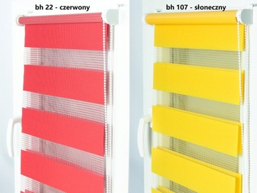 Рулонные шторы день-ночь, полотняные, 60х150