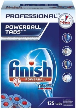 FINISH POWERBALL PROFESSIONAL 125 ШТ. ТАБЛЕТКИ ДЛЯ ПОСУДОМОЕЧНОЙ МАШИНЫ ТАБЛЕТКИ