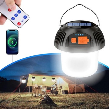 LAMPKA KEMPINGOWA SOLARNA BLACKOUT POWERBANK 5W