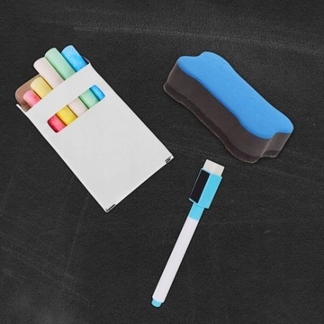 МАГНИТНАЯ ДОСКА 2 В 1, ДВУСТОРОННЯЯ ДЕТСКАЯ, НАБОР ДЛЯ СУХОГО СТИРАНИЯ