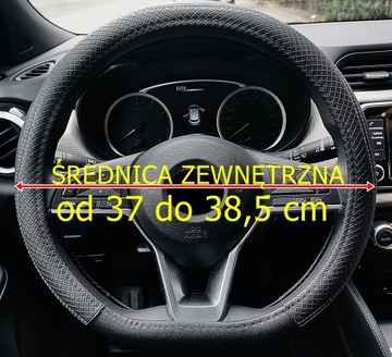 Citroen DS3 DS4 C3 III pokrowiec na kierownice PŁASKI DÓŁ Sportowa