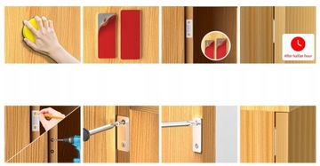 5x ZAMEK MEBLOWY MAGNETYCZNY ZATRZASK SZAFEK MAGNES DO SZAFKI BLOKADA