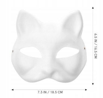 Маска для лица «Кошка» своими руками Детские маски 6 шт.