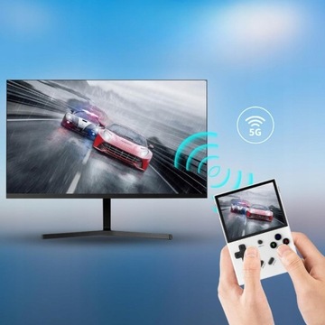 Игровая консоль ANBERNIC RG35XX Plus 64 ГБ, 5000 игр — прозрачный черный