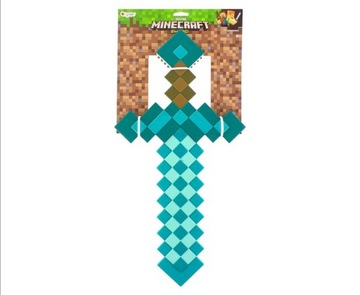 АЛМАЗНЫЙ МЕЧ ИГРОВОЙ ИНСТРУМЕНТ MINECRAFT ПИКСЕЛИ