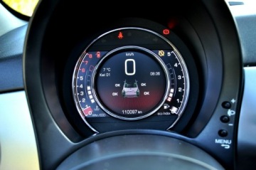 Fiat 500 II CC Seria 1 0.9 TwinAir 85KM 2015 Fiat 500 900 85KM TwinAir Cabrio Klima Pdc, zdjęcie 24