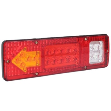 2 x Задние 15 светодиодные комбинированные задние фонари для грузовиков TIR прицепов