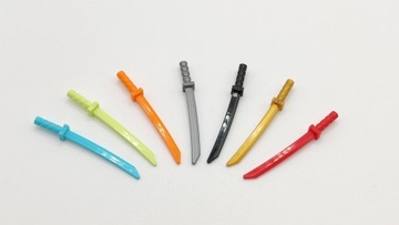 Lego Ninjago zestaw mieczy miecz katana 7 szt.