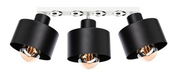 Lampa sufitowa wisząca żyrandol MUNDIAL LOFT lampy do pokoju dziecka biała