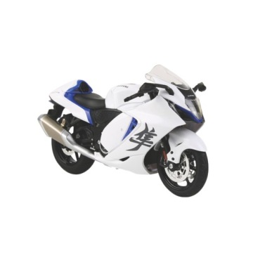 HUAYI 1/12 SUZUKI HAYABUSA білий світло + звук метал