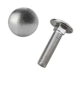 DIN 603 A2 M8X30mm ŚRUBY ZAMKOWE do Drewna INOX Nierdzewne (10)