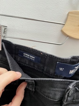 HOLLISTER__spodnie jeans rurki z dziurami 38 30