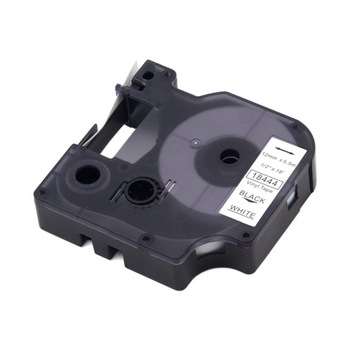 Taśma winylowa do Dymo typ 18444 12mm czarny