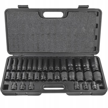 НАБОР УДАРНЫХ ГОЛОВОК 8-32 УДАРНЫХ ГОЛОВОК 1/2 IMPACT, 35 ЭЛЕМЕНТОВ, КОРПУС