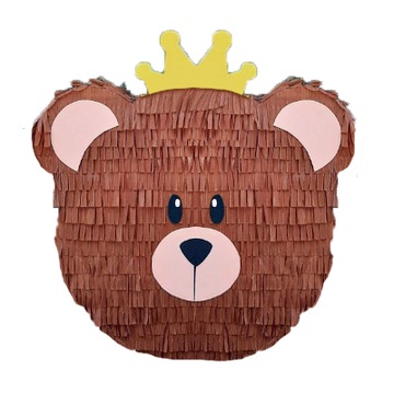 Piniata Miś brązowy + kij + dodatki Pinata
