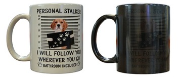 MAGICZNY termo KUBEK Pies Personal Stalker BEAGLE