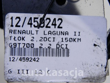 RENAULT LAGUNA II PÍST 2,2 DCI 150KM G9T700