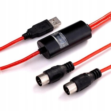ИНТЕРФЕЙСНЫЙ КАБЕЛЬ MIDI-USB-ВХОД 2М