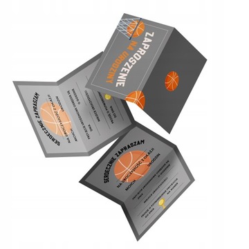 ПРИГЛАШЕНИЕ НА ДЕНЬ РОЖДЕНИЯ ДЛЯ ФАНАТЕЛЯ БАСКЕТБОЛА