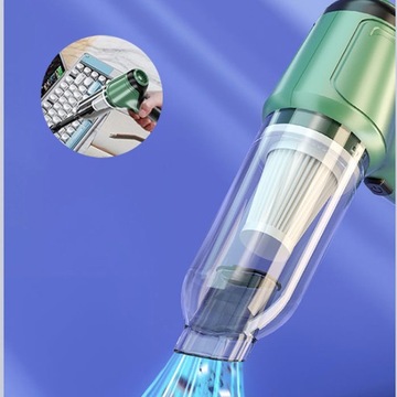 АККУМУЛЯТОРНЫЙ АВТОМОБИЛЬНЫЙ РУЧНОЙ ПЫЛЕСОС + 4 НАСАДКИ 2 ЩЕТОЧНЫЕ НАСАДКИ