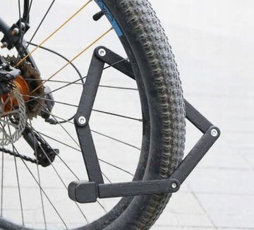 ZAPIĘCIE ROWEROWE SKŁADANE BLOKADA ROWEROWA STAL