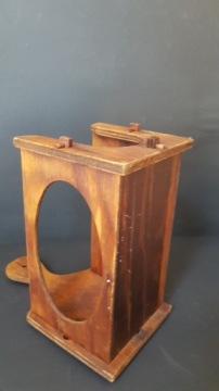 Старая полка, контейнер из тикового дерева, винтажный дизайн, 1960-е годы.