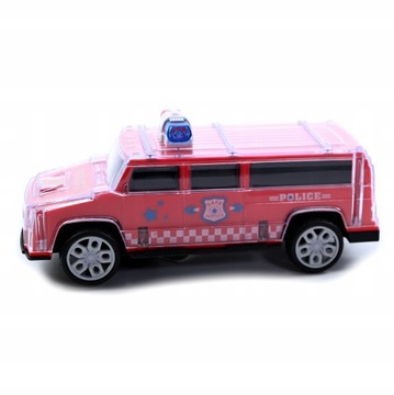 POLICJA SAMOCHÓD AUTO NA BATERIE ŚWIATŁO DŹWIĘK JEŹDZI RÓŻNE KOLORY