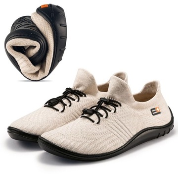 BRUBECK BAREFOOT BUTY MĘSKIE SPORTOWE ODDYCHAJĄCE MERINO WOOL SH5001M 41