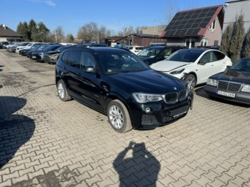 BMW X3 F25 SUV 2.0 20d 190KM 2015 BMW X3 Mpakiet Xdrive Skóra Pamięć Kamera
