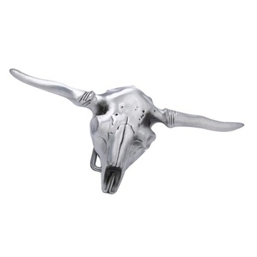 Vintage Western Cowboy Rodeo Aluminiowa klamra pasa z głową krowy dla mężczyzn Chłopcy