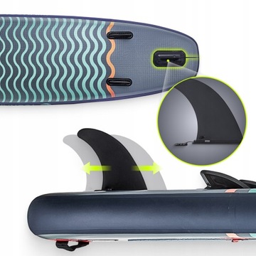 SUP BOARD 350CM надувной DURABLE надувной набор ДЛЯ ПЛАВАНИЯ TSUNAMI